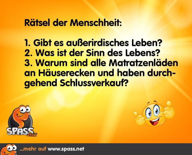 Rätsel der Menschheit Lustige Bilder auf