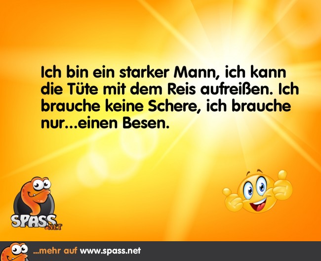 Ein starker Aufreißer Lustige Bilder auf