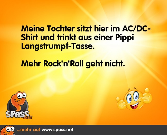 Purer Rock’n’Roll Lustige Bilder auf