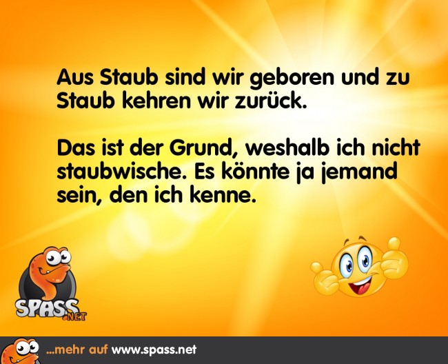 Die Verwandtschaft wegputzen Lustige Bilder auf