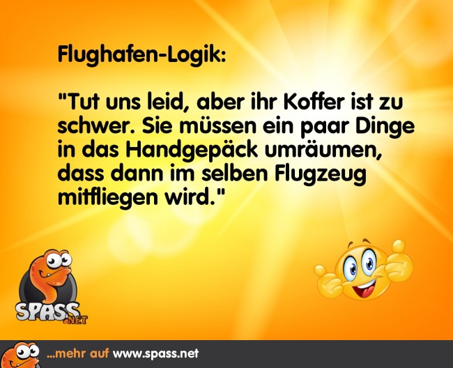 FlughafenLogik Lustige Bilder auf