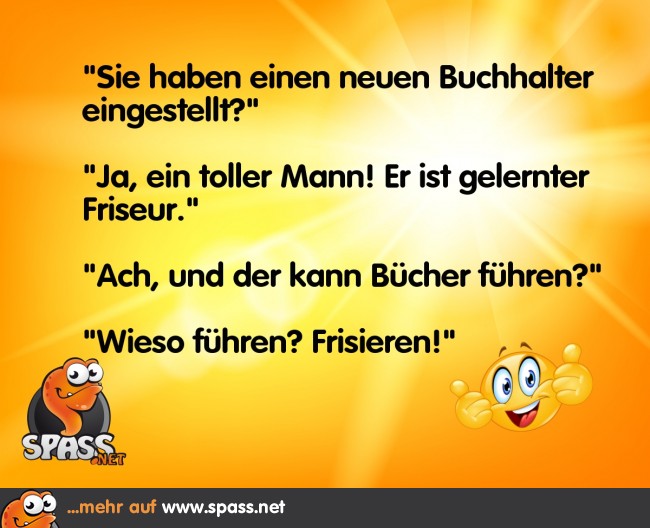 Der neue Buchhalter Lustige Bilder auf