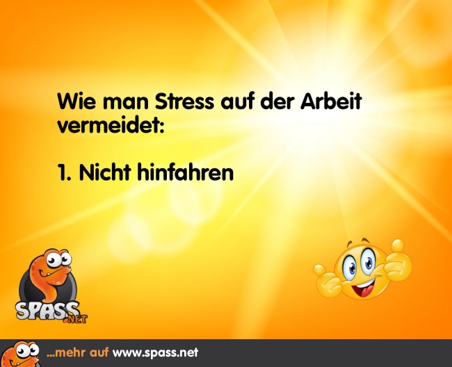 Stressvermeidung Lustige Bilder auf
