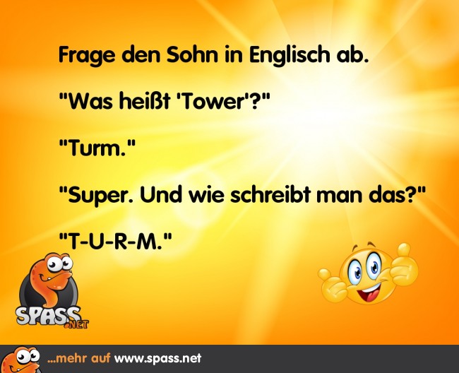 In English, please! | Lustige Bilder auf Spass.net