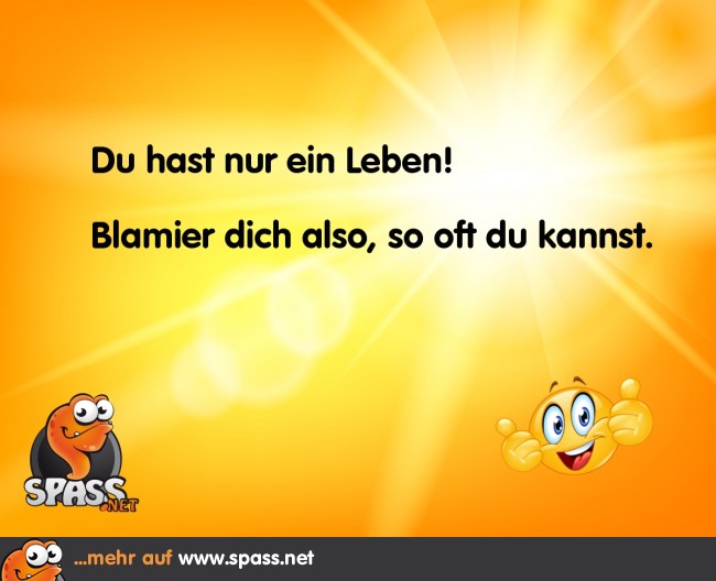 Hab Spass im Leben! Lustige Bilder auf