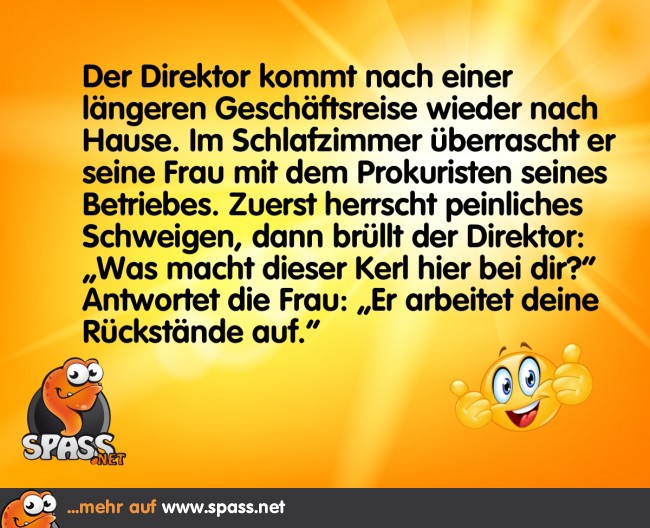 Der fleißige Prokurist Lustige Bilder auf