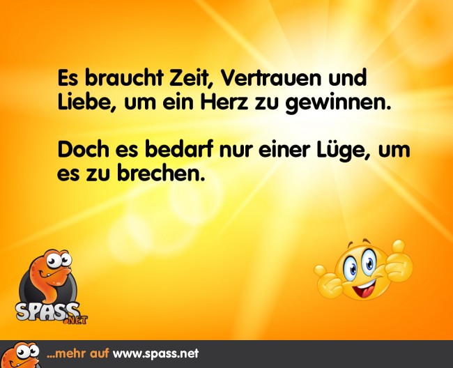 Es braucht nur eine Lüge Lustige Bilder auf