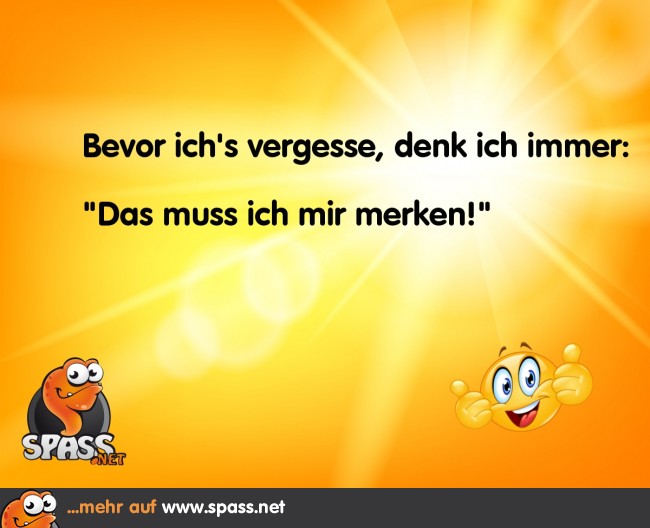 Schon wieder vergessen Lustige Bilder auf