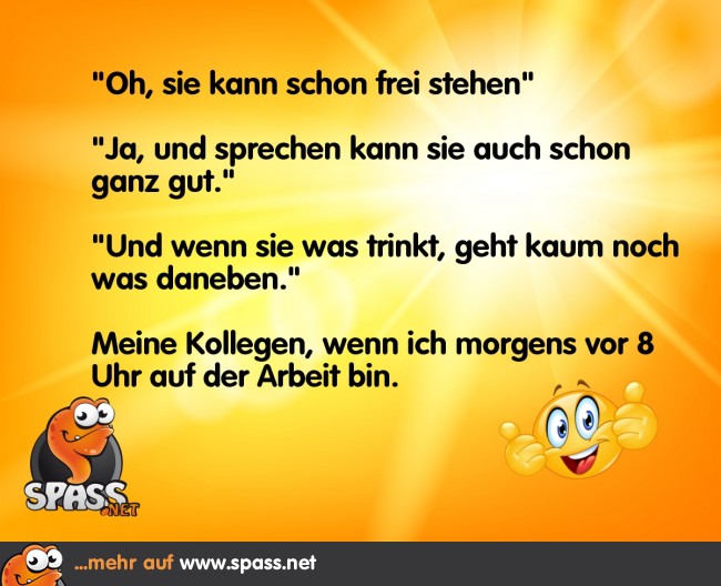 Wenn es wieder mal zu früh ist Lustige Bilder auf