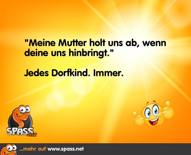 DorfkinderBeförderung Lustige Bilder auf