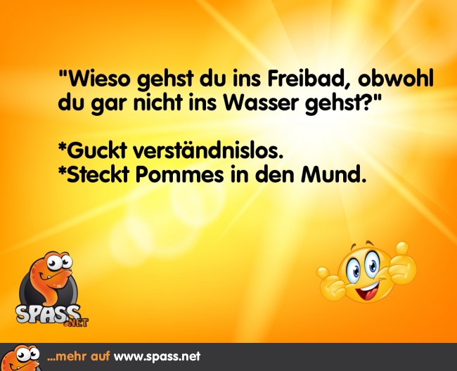 Da kann man auch schwimmen? Lustige Bilder auf
