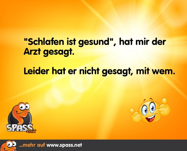 Schlafen ist gesund Lustige Bilder auf