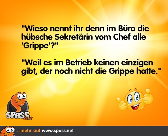 Die Grippe geht um Lustige Bilder auf