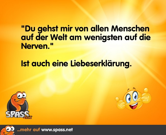 Eine Art Liebeserklärung Lustige Bilder auf