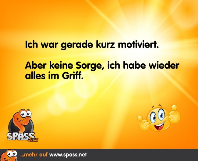 Alles wieder im Griff Lustige Bilder auf