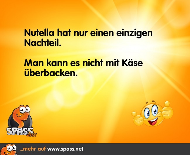NutellaNachteil Lustige Bilder auf