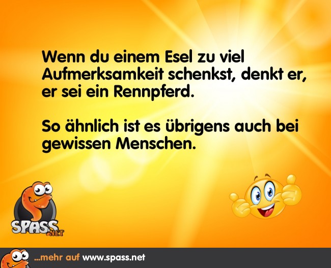 Zuviel Aufmerksamkeit Lustige Bilder auf