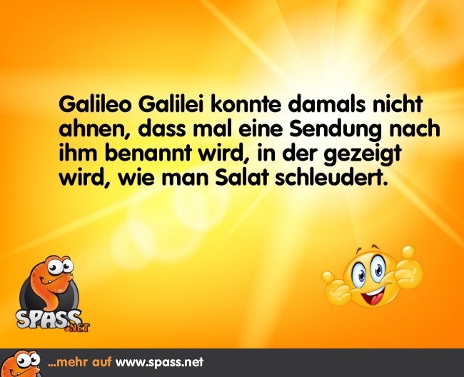 Galileo Lustige Bilder auf