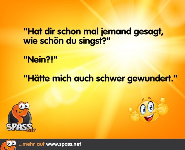 (K)ein schöner Gesang Lustige Bilder auf
