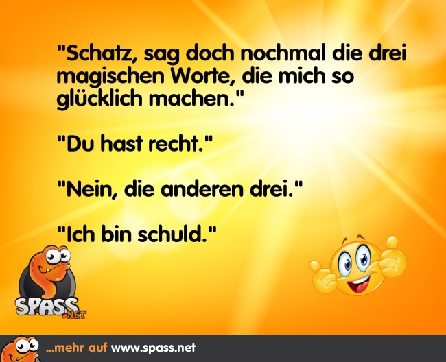 Die magischen Worte Lustige Bilder auf