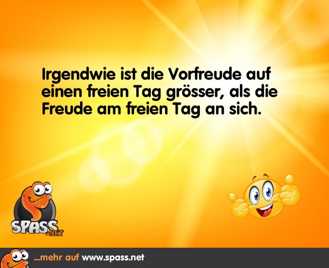 Vorfreude ist eben die schönste Freude Lustige Bilder auf