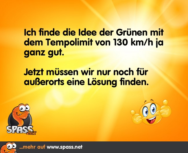 Akzeptables Tempolimit Lustige Bilder auf