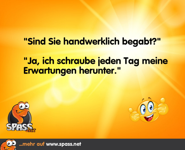 Niedrige Erwartungen Lustige Bilder auf