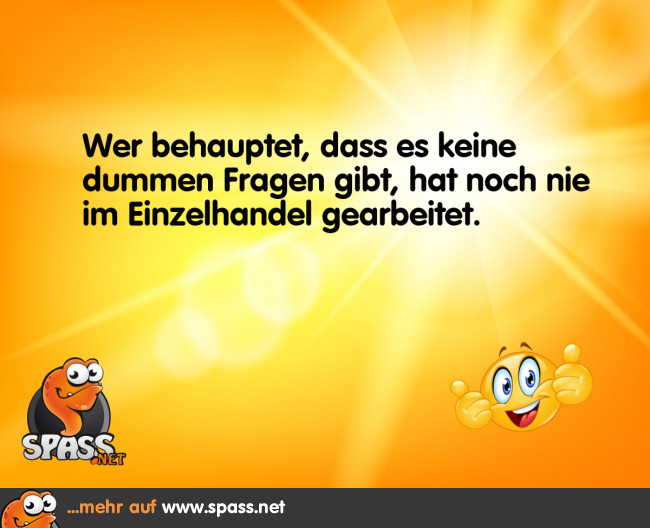 Dumme Fragen gibt es! Lustige Bilder auf