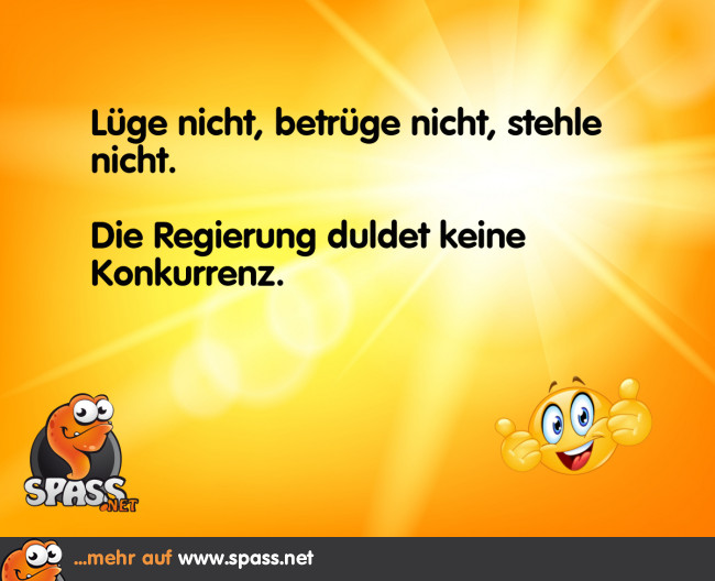 Bitte keine Konkurrenz! Lustige Bilder auf