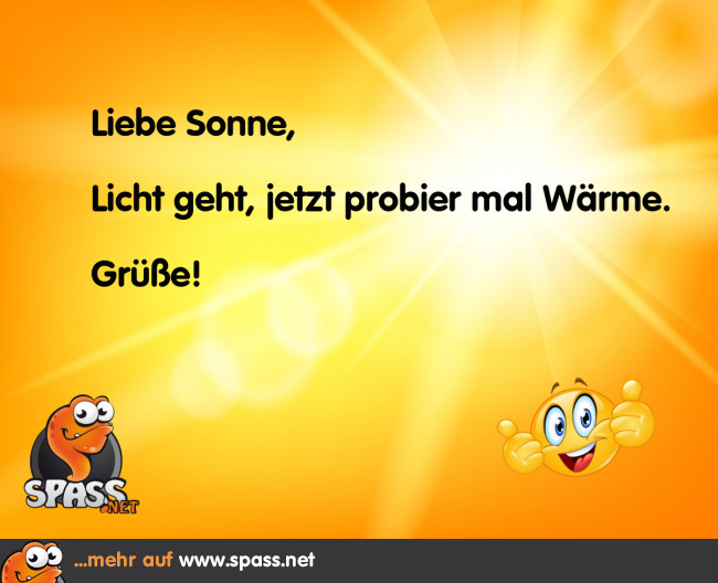 Wärme wäre schön Lustige Bilder auf