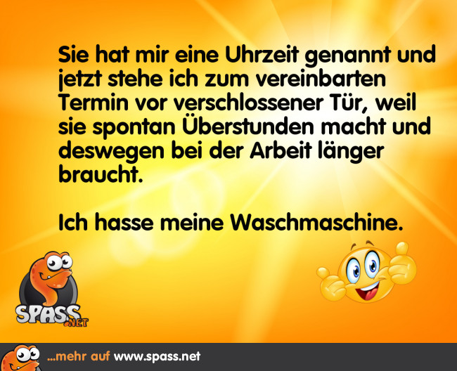 Vor verschlossener Tür Lustige Bilder auf