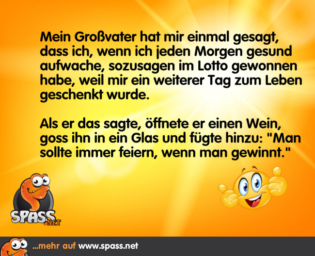 Wie ein Lottogewinn Lustige Bilder auf