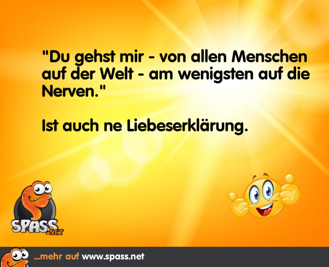 Eine besondere Liebeserklärung Lustige Bilder auf