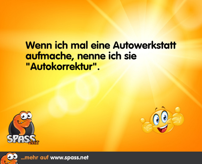 Auto korrigiert Lustige Bilder auf