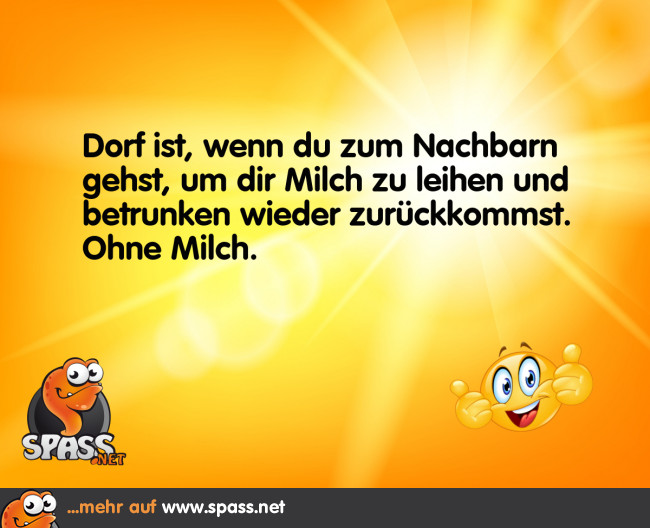 Leben auf dem Dorf Lustige Bilder auf
