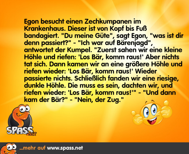 Eine (zu) große Höhle Lustige Bilder auf