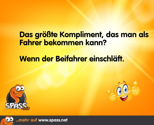 Das größte Kompliment Lustige Bilder auf
