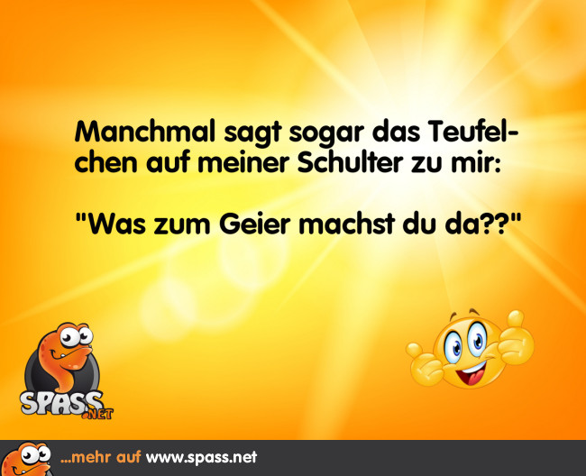 Wenn es selbst dem Teufel zuviel wird Lustige Bilder auf