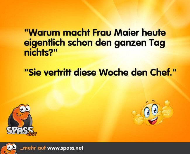 ChefVertretung Lustige Bilder auf