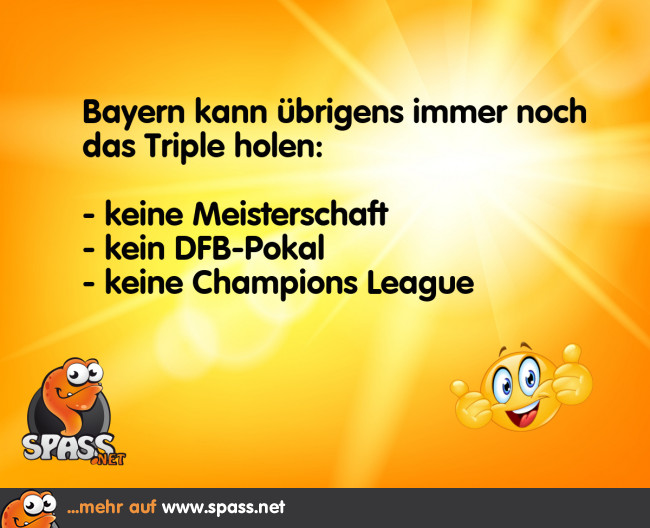 BayernTriple Lustige Bilder auf