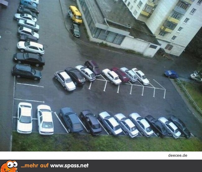 Parken nach Augenmaß