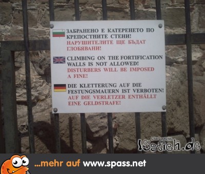 Die Kletterung