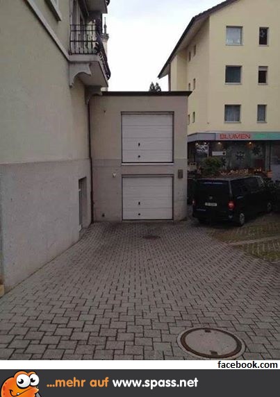 Doppelstock-Garage