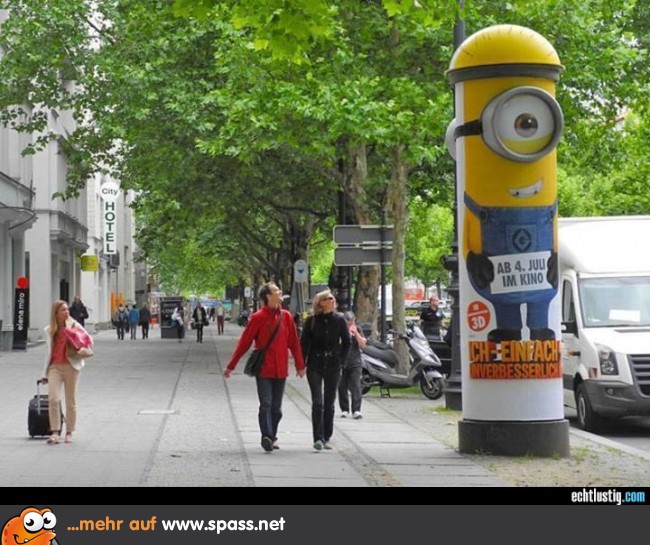 Minion-Säule