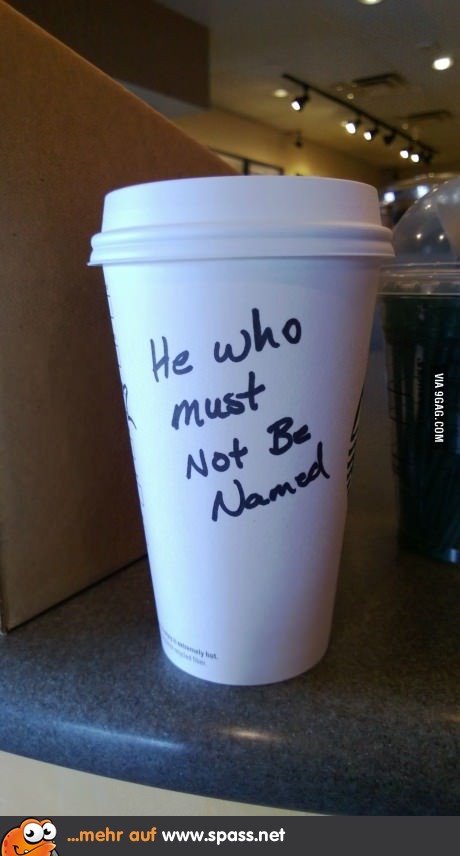 Voldemort bei Starbucks