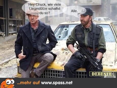 Chuck Norris schafft sie alle!