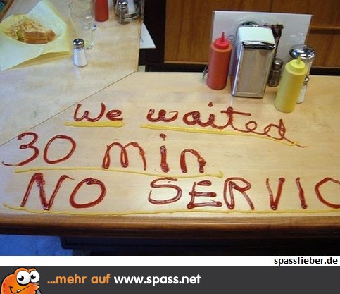 Schlechter Service