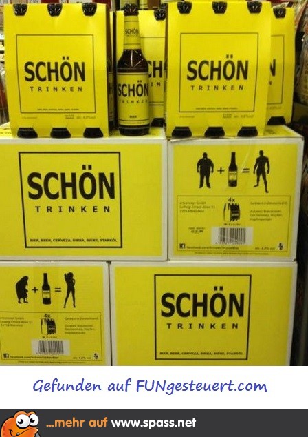 Bier macht schön!