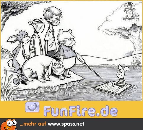 Schweinegrippe bei Winnie Pooh