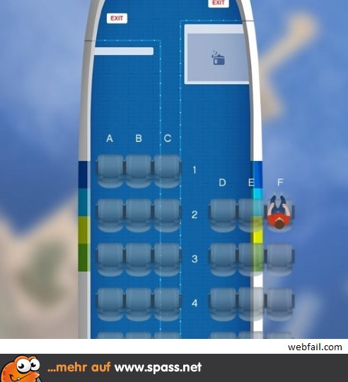Sitzplatzreservierung fail